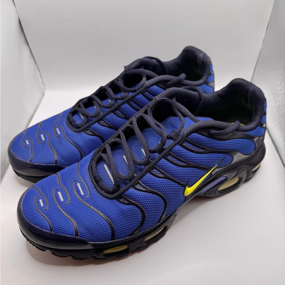 Nike Men’s Air Max+ Hyper Royal Volt Athletic Shoes 852630-412